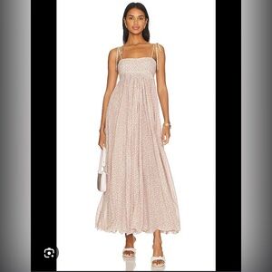 Free People Emmaline Midi Dress in Ivory - NWT